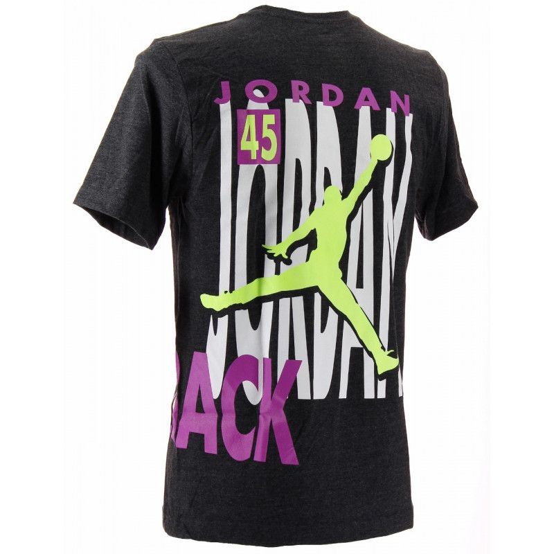 Jordan Aj X - Men's Textile T-Shirt - Gray MEN'S TEXTILE T-SHIRT Nike