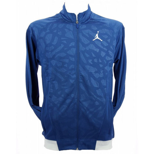 Jordan Fit Jumpman - Jacket Man Textile - Blue JACKET Man TEXTILE Nike