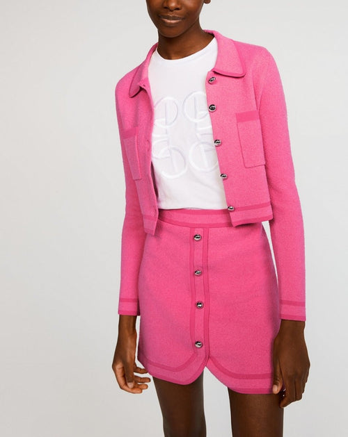 Mac Mesh Skirt - Pink - Claudie Pierlot - The Bradery