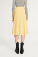 Marcia Knitted Skirt - Saffron - Claudie Pierlot - The Bradery