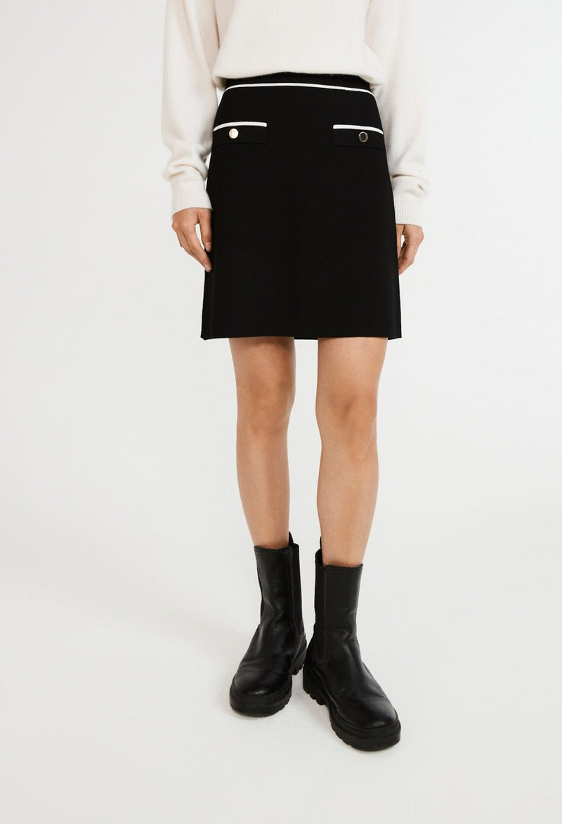 Maxi Mesh Skirt - Black - Claudie Pierlot - The Bradery