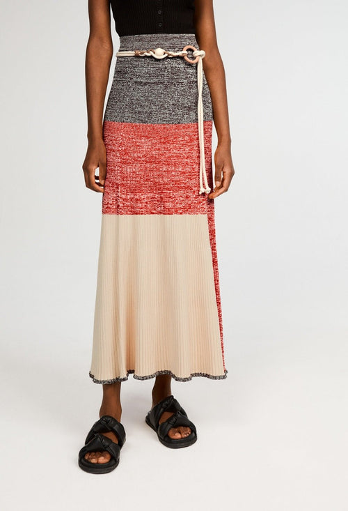 Miley Knit Skirt - Multico - Claudie Pierlot - The Bradery