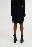 Mylvia Mesh Skirt - Navy - Claudie Pierlot - The Bradery