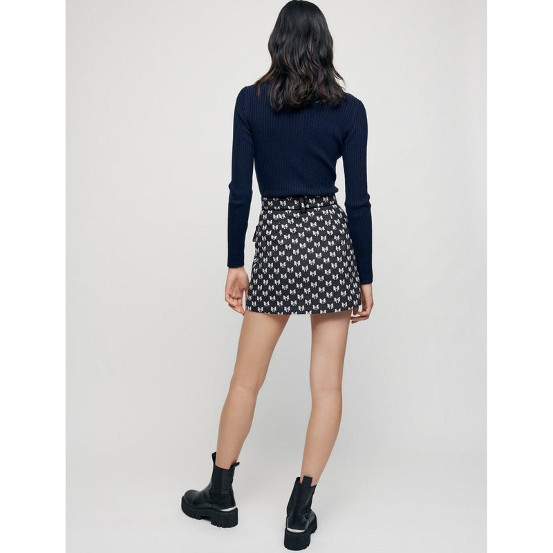 Skirt - Jonala - Navy Knots - Maje - The Bradery