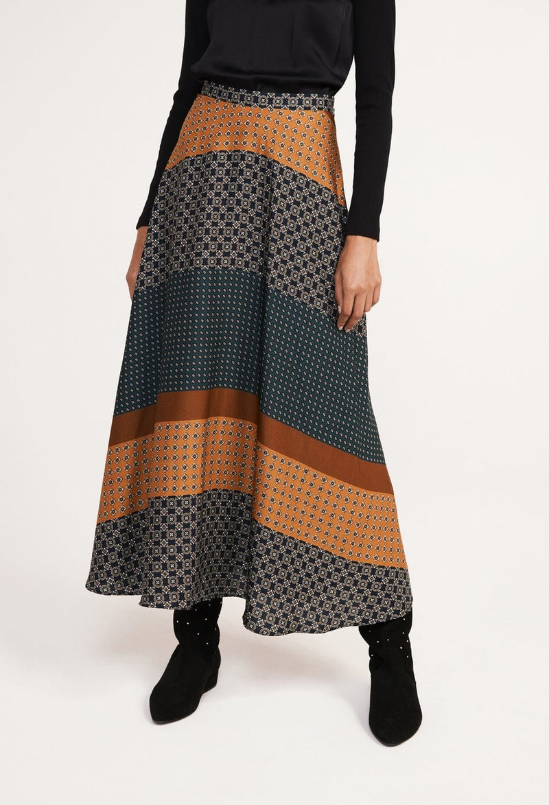 Skirt Sapino Bis - Print - Claudie Pierlot - The Bradery