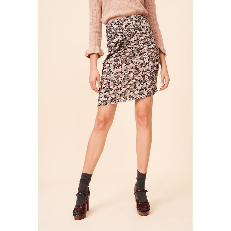 Scarla Skirt - Blurred Flowers - Rouje* - The Bradery