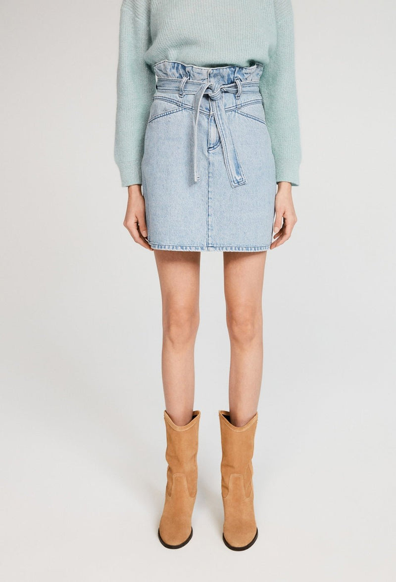 Claudie Pierlot Falda Serana - Vaqueros claros - - The Bradery