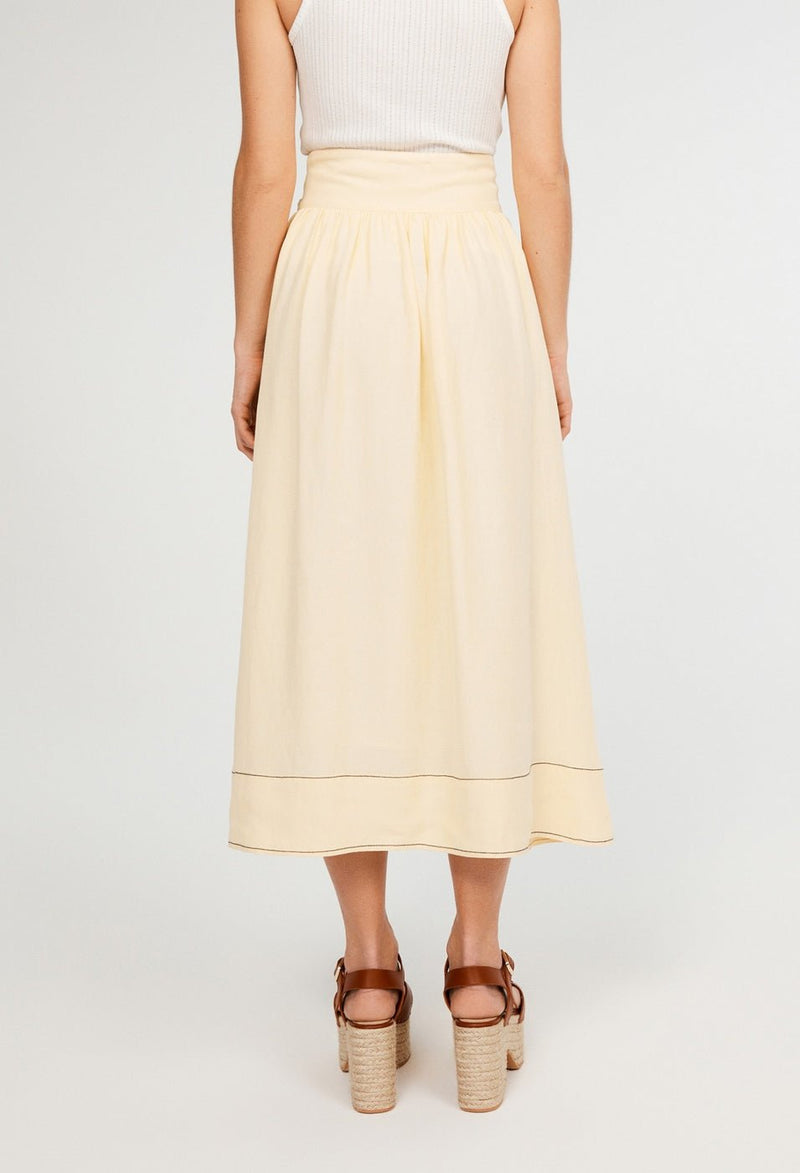 Sergente Skirt - Lemon - Claudie Pierlot - The Bradery