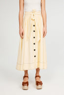 Sergente Skirt - Lemon - Claudie Pierlot - The Bradery