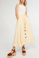 Sergente Skirt - Lemon - Claudie Pierlot - The Bradery