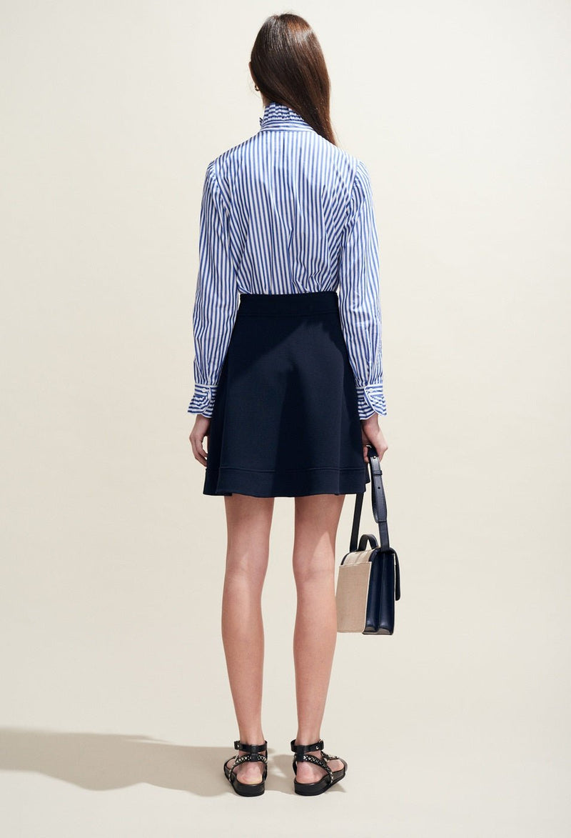 Seya Skirt - Navy - Claudie Pierlot - The Bradery