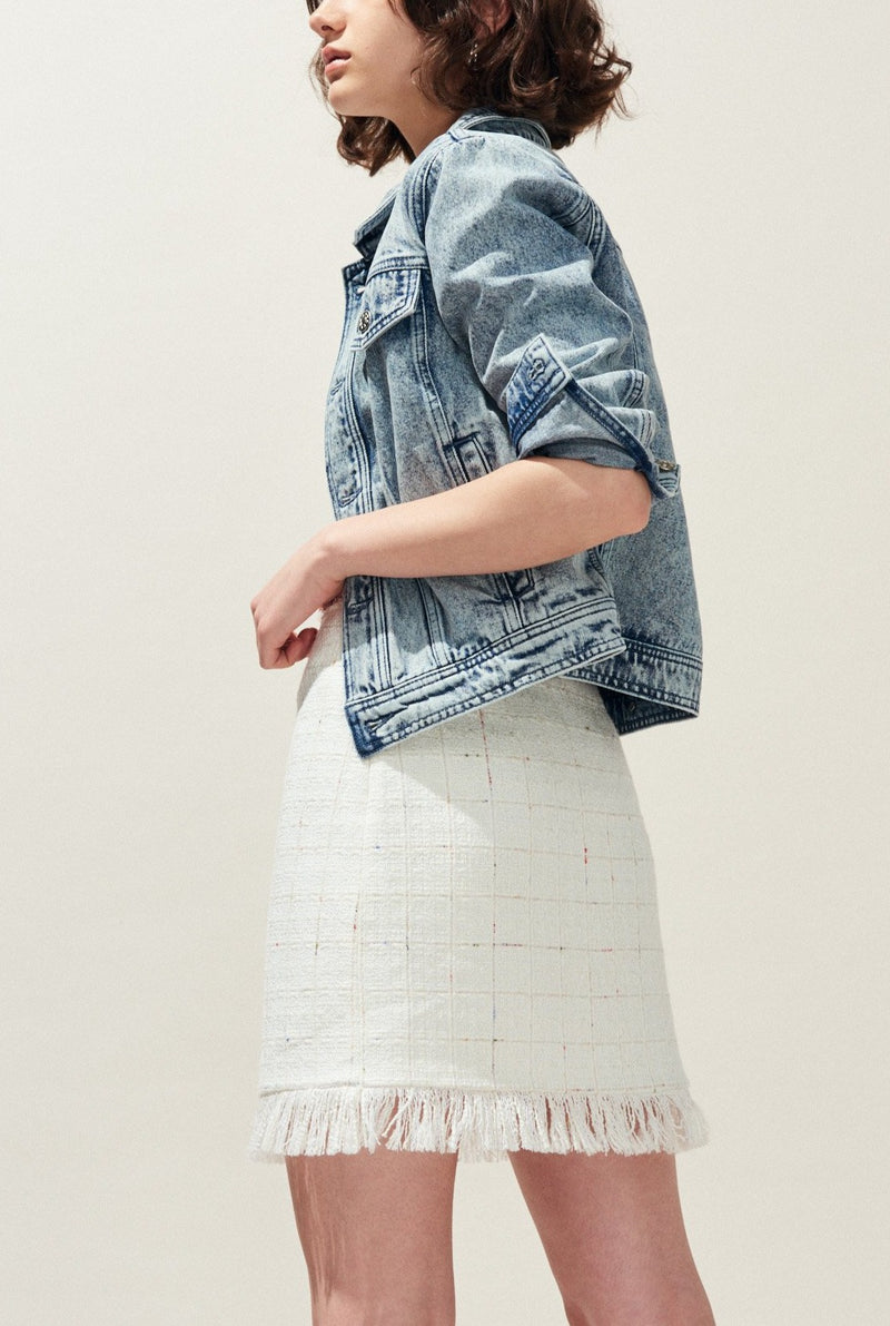 Skirt Sourire Ecru - Dresses & Skirts - Claudie Pierlot - The Bradery