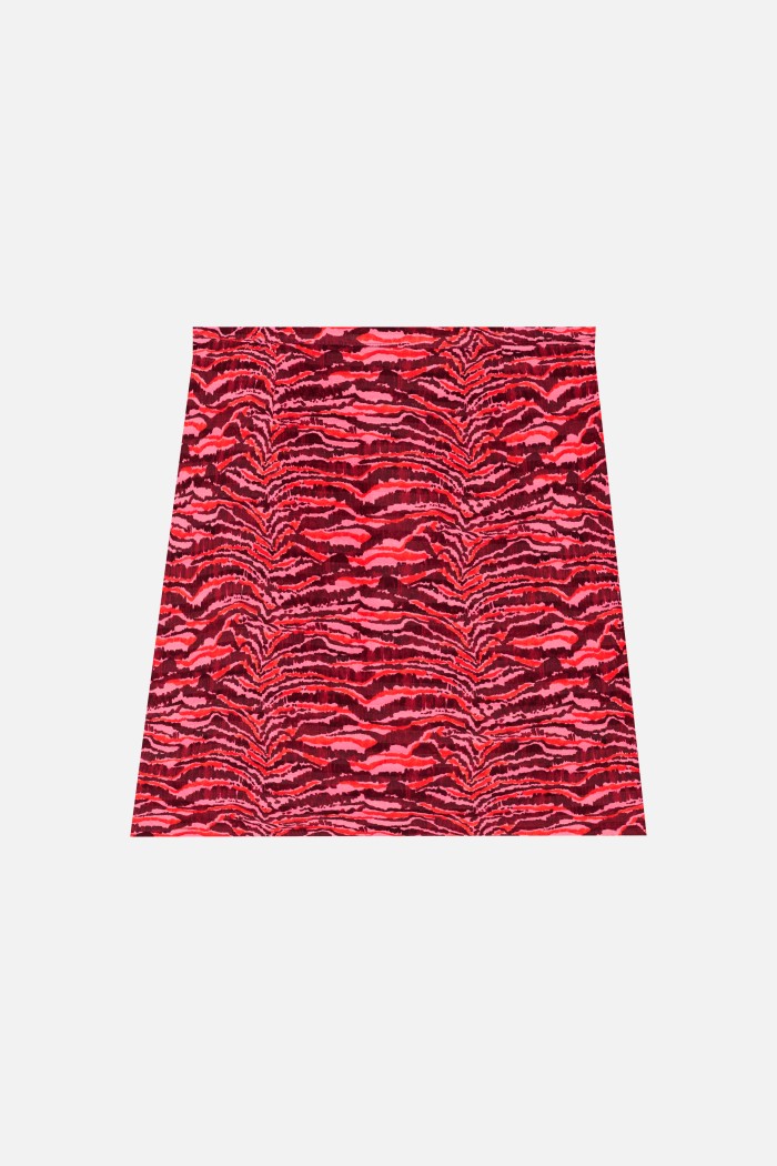 Town Landscape Skirt - Pink