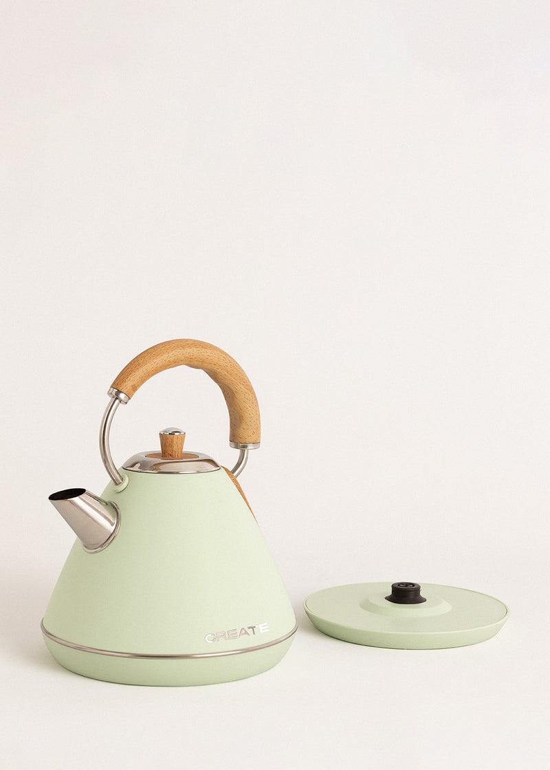 Kettle Retro - Bouilloire Électrique - 1,7L - Vert Pastel