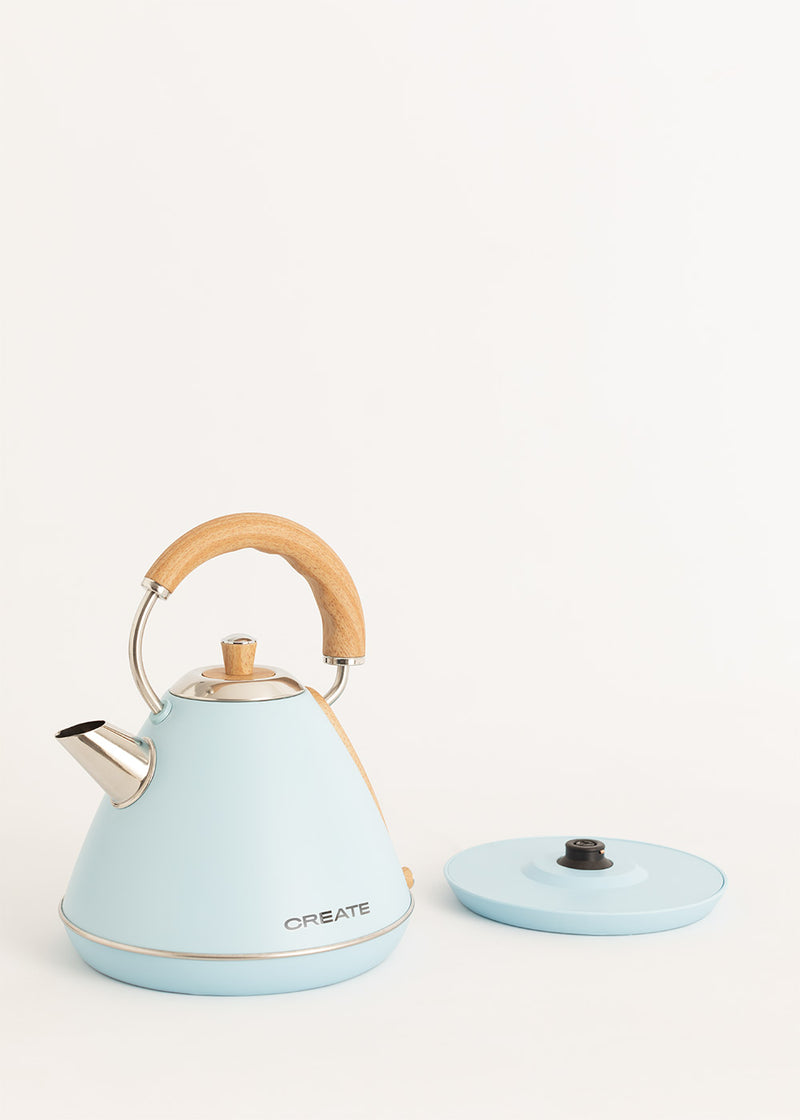 Kettle Retro - Bouilloire électrique - 1,7L - Bleu Pastel