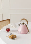 Kettle Retro - Bouilloire Électrique - 1,7L - Rose Pastel