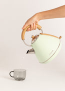 Kettle Retro - Bouilloire Électrique - 1,7L - Vert Pastel