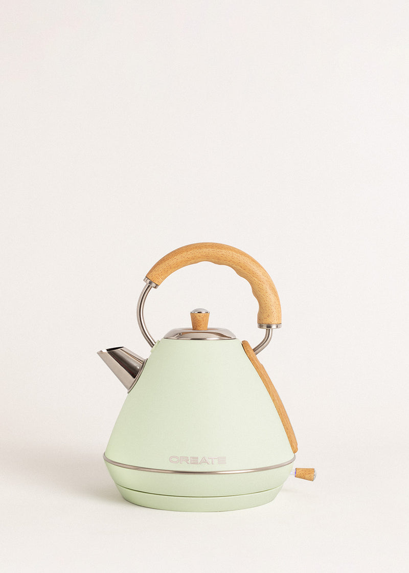 Kettle Retro - Bouilloire Électrique - 1,7L - Vert Pastel