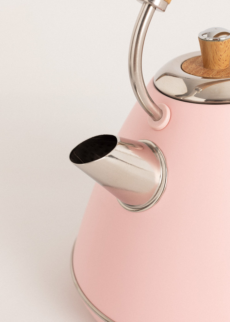 Kettle Retro - Bouilloire Électrique - 1,7L - Rose Pastel