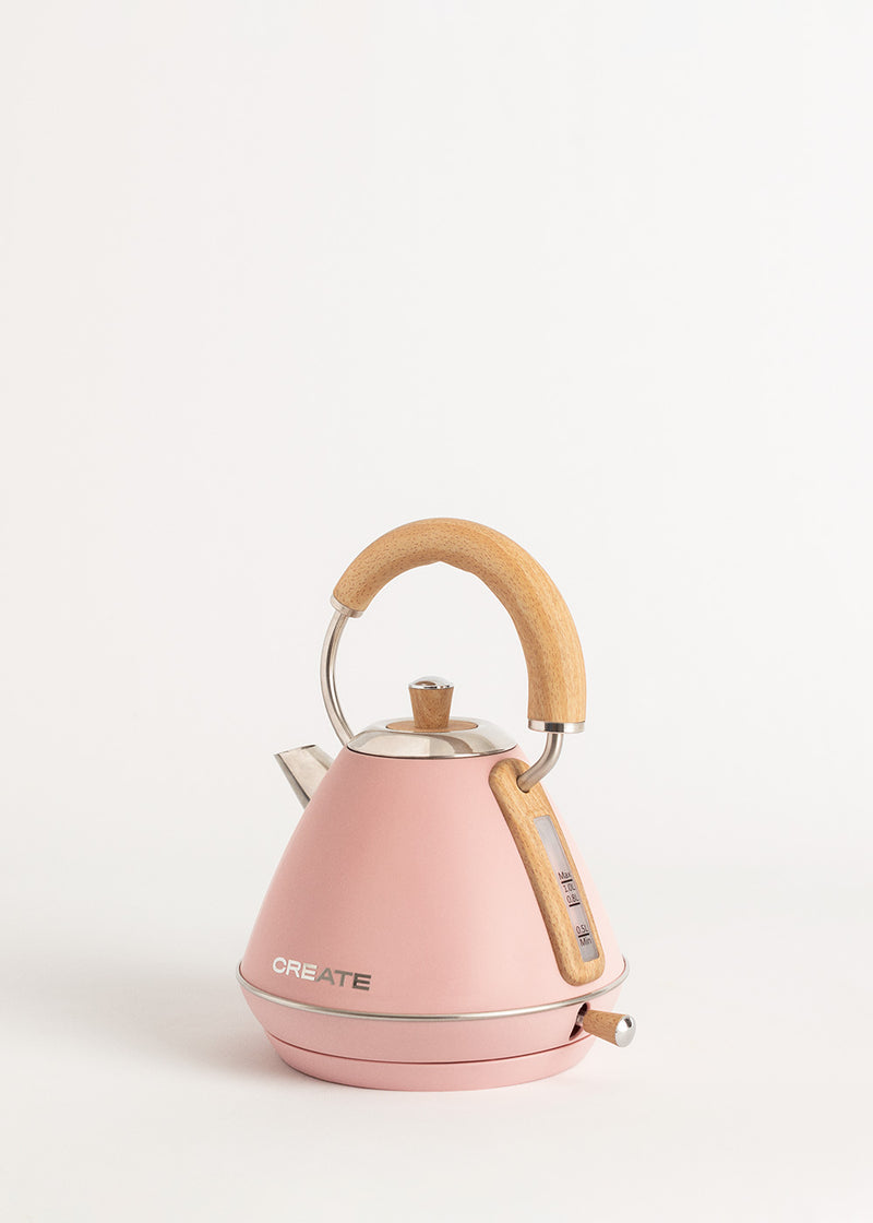 Kettle Retro - Bouilloire Électrique - 1L - Rose Pastel