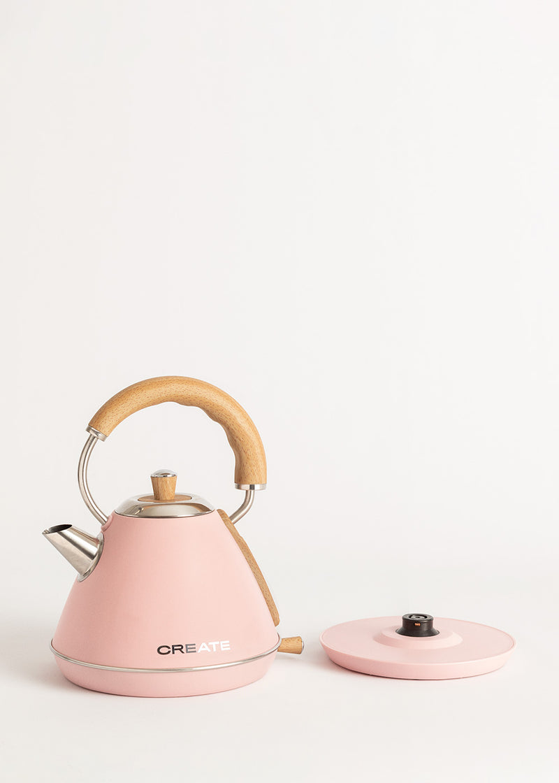 Kettle Retro - Bouilloire Électrique - 1L - Rose Pastel