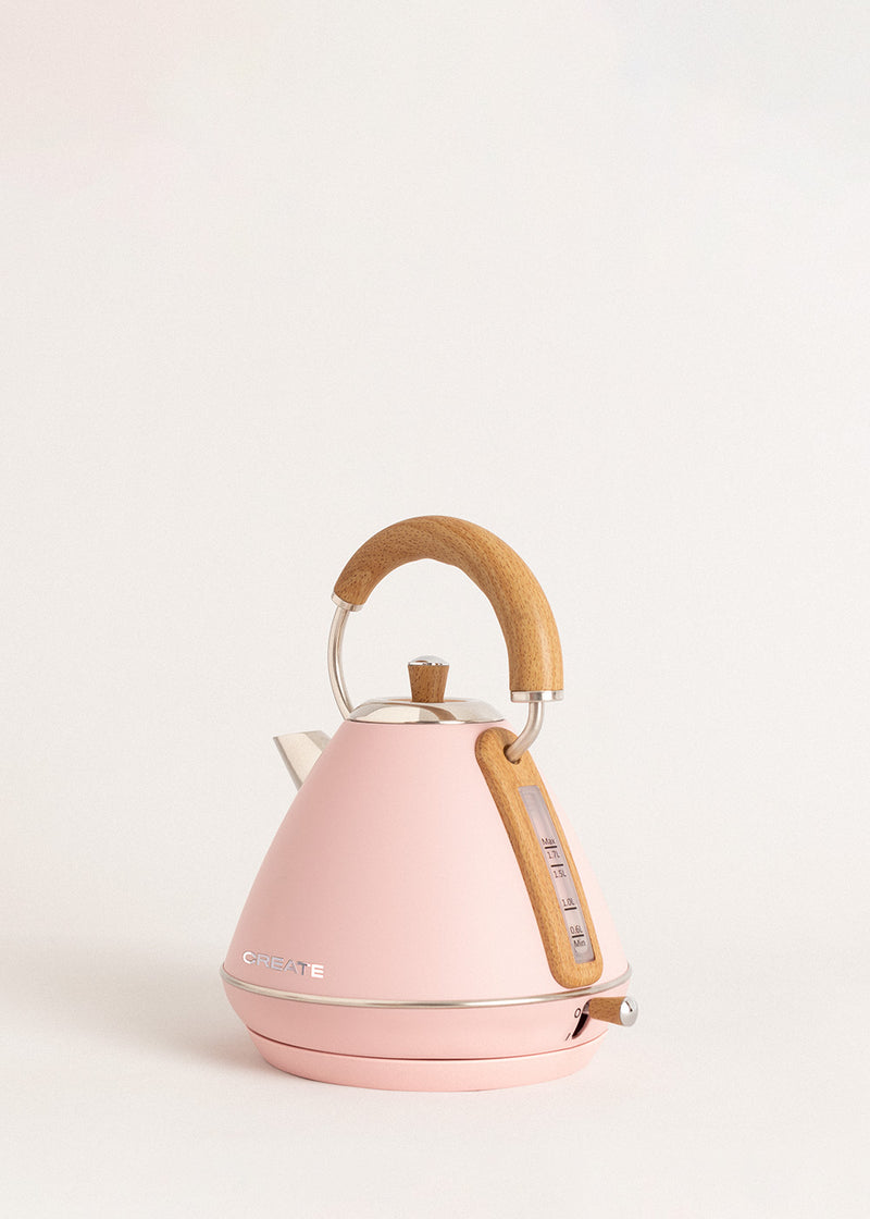 Kettle Retro - Bouilloire Électrique - 1,7L - Rose Pastel