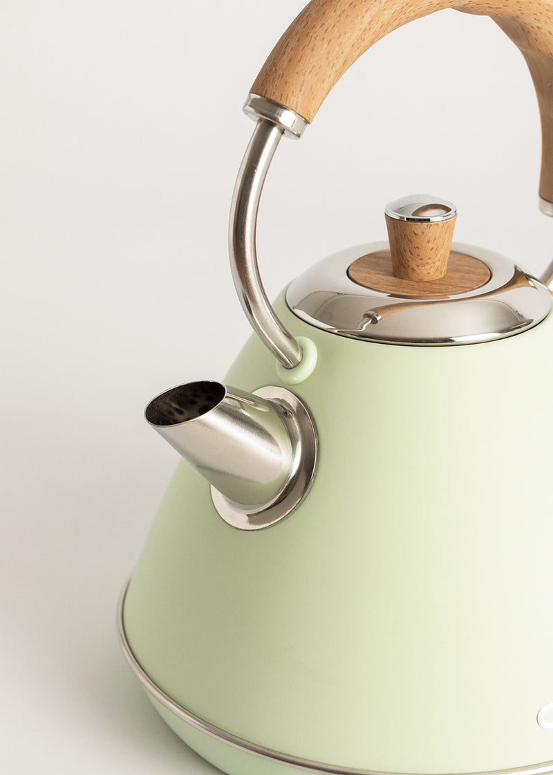 Kettle Retro - Bouilloire Électrique - 1L - Vert Pastel