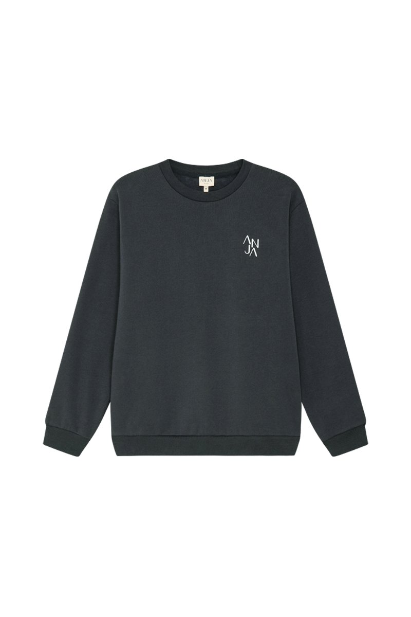 Le Sweat Ardoise - Marine - Anja Paris - The Bradery