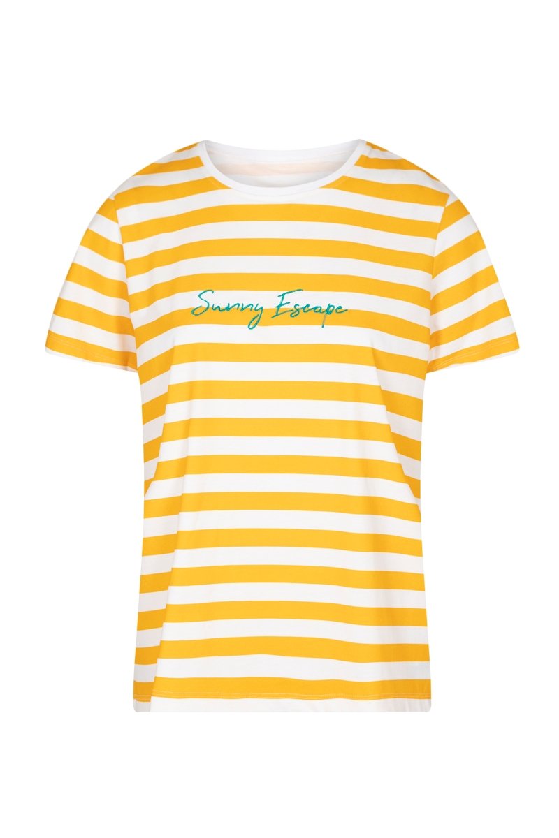 Le Tshirt - Rayé Jaune - Anja Paris - The Bradery