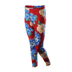 Adidas Originals Chita Linear Leggings - Red - Women Adidas CLOTHING