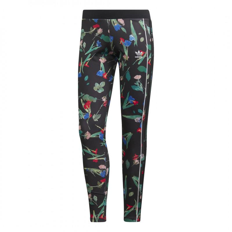 Legging Adidas Originals Tight Floral Allover Print - Noir - Femme VETEMENT Adidas