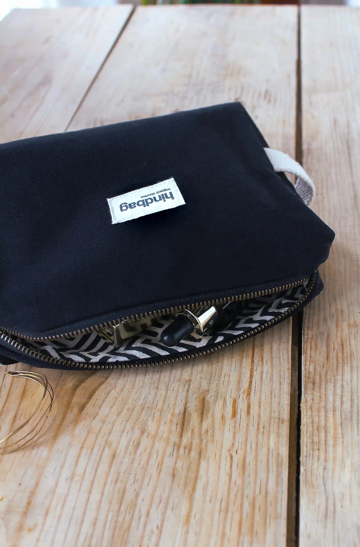 Kulturtasche Léon Schwarz Hindbag2