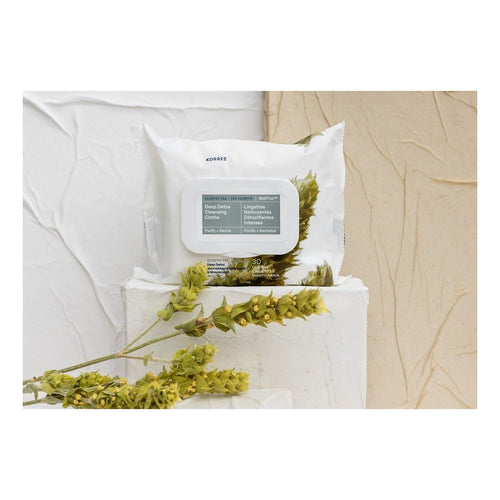 Detoxifying Cleansing Wipes - Olympus Tea - Korres - The Bradery