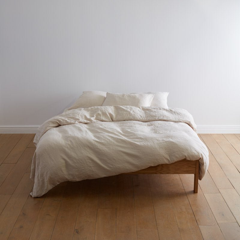 Housse De Couette - En Lin Lavé - Sable