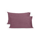 Lot De 2 Taies d'Oreiller Basique - Magenta TAIES D'OREILLER BLANC
