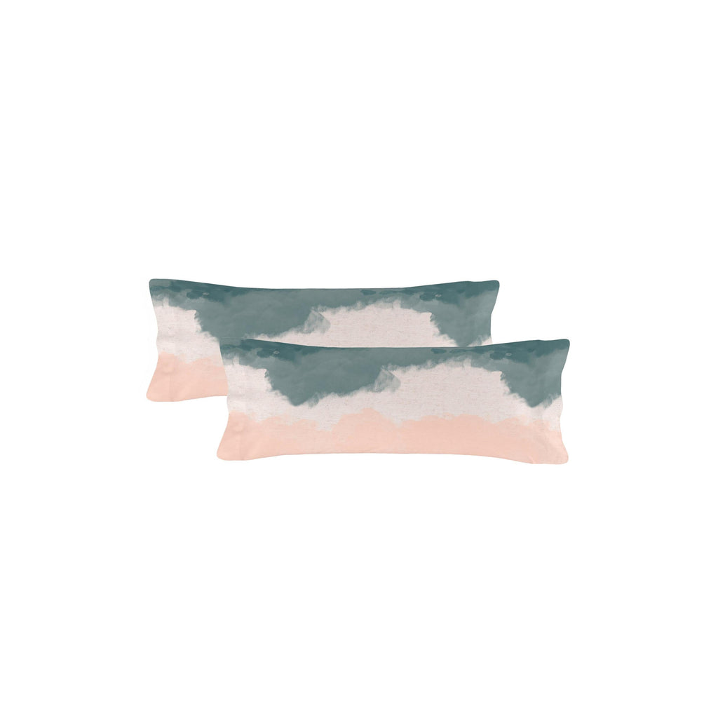 Set Of 2 Seaside Pillowcases WHITE PILLOWCASES