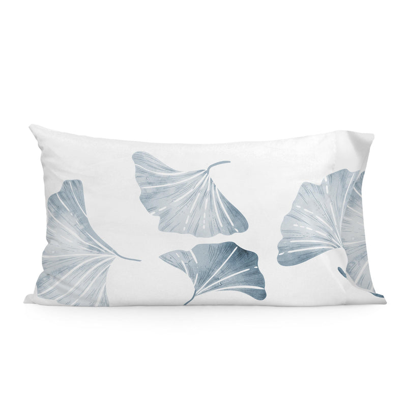 Juego De 2 Fundas De Almohada Ginkgo FUNDAS DE ALMOHADA BLANCAS
