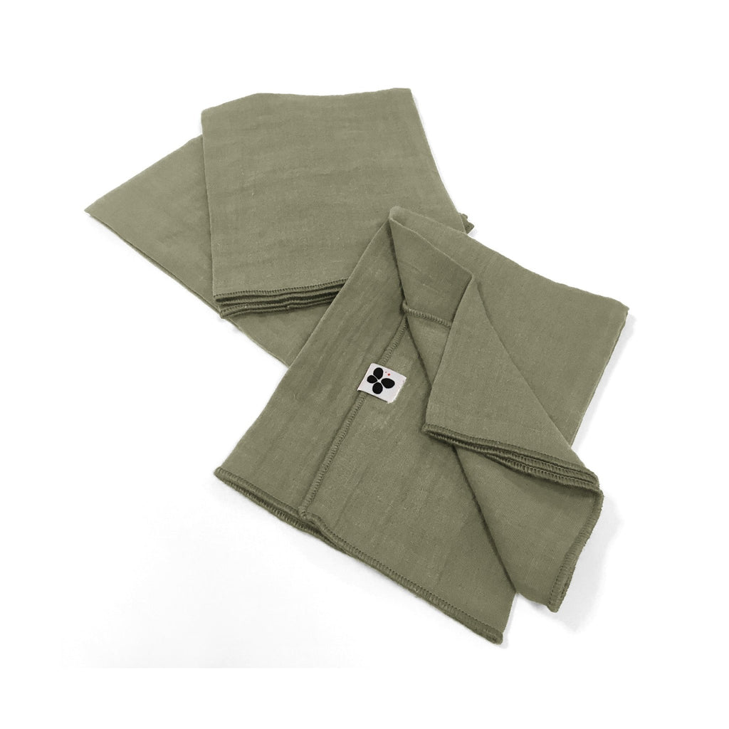 Juego De 3 Servilletas De Gasa De Algodón Gaïa Rosemary - El Efecto Mariposa - The Bradery