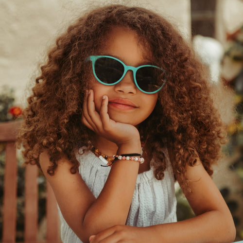 Lunettes De Soleil Ana.E (6-10 Ans) - Vert - Enfant - Le Petit Lunetier - The Bradery