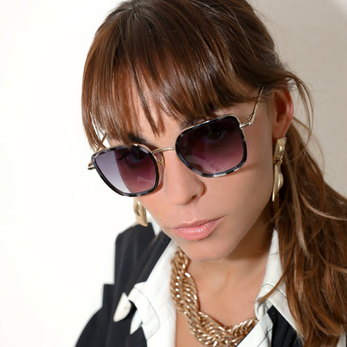 Lunettes De Soleil Ginny.M Écaille Noir - Mixte - Le Petit Lunetier - The Bradery