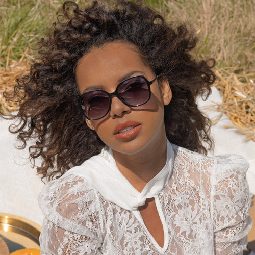 Lunettes De Soleil Lidia.A - Noir - Mixte - Le Petit Lunetier - The Bradery