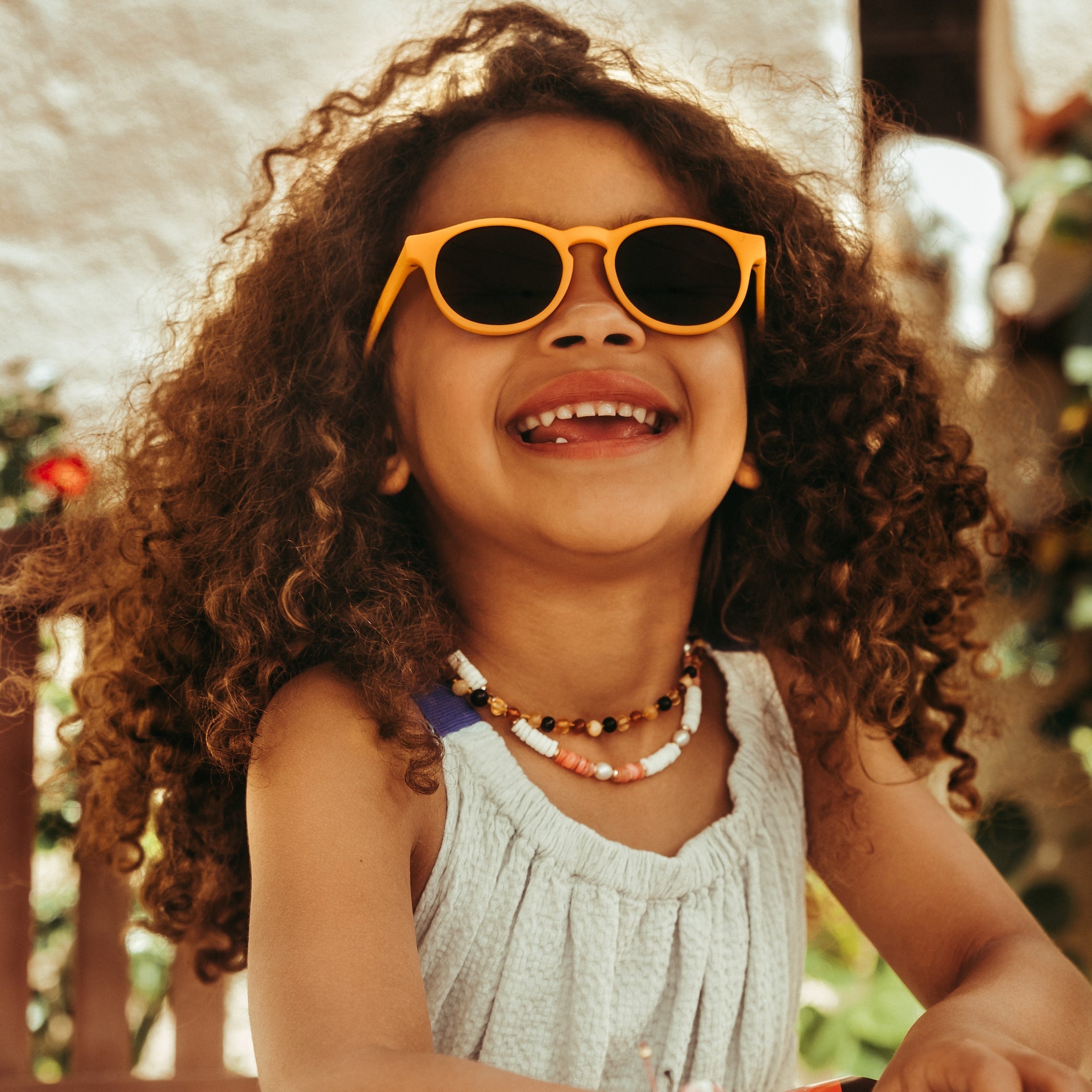 Gafas de sol Naor.A (3-7 años) - Naranja - Niño - Le Petit Lunetier - The Bradery
