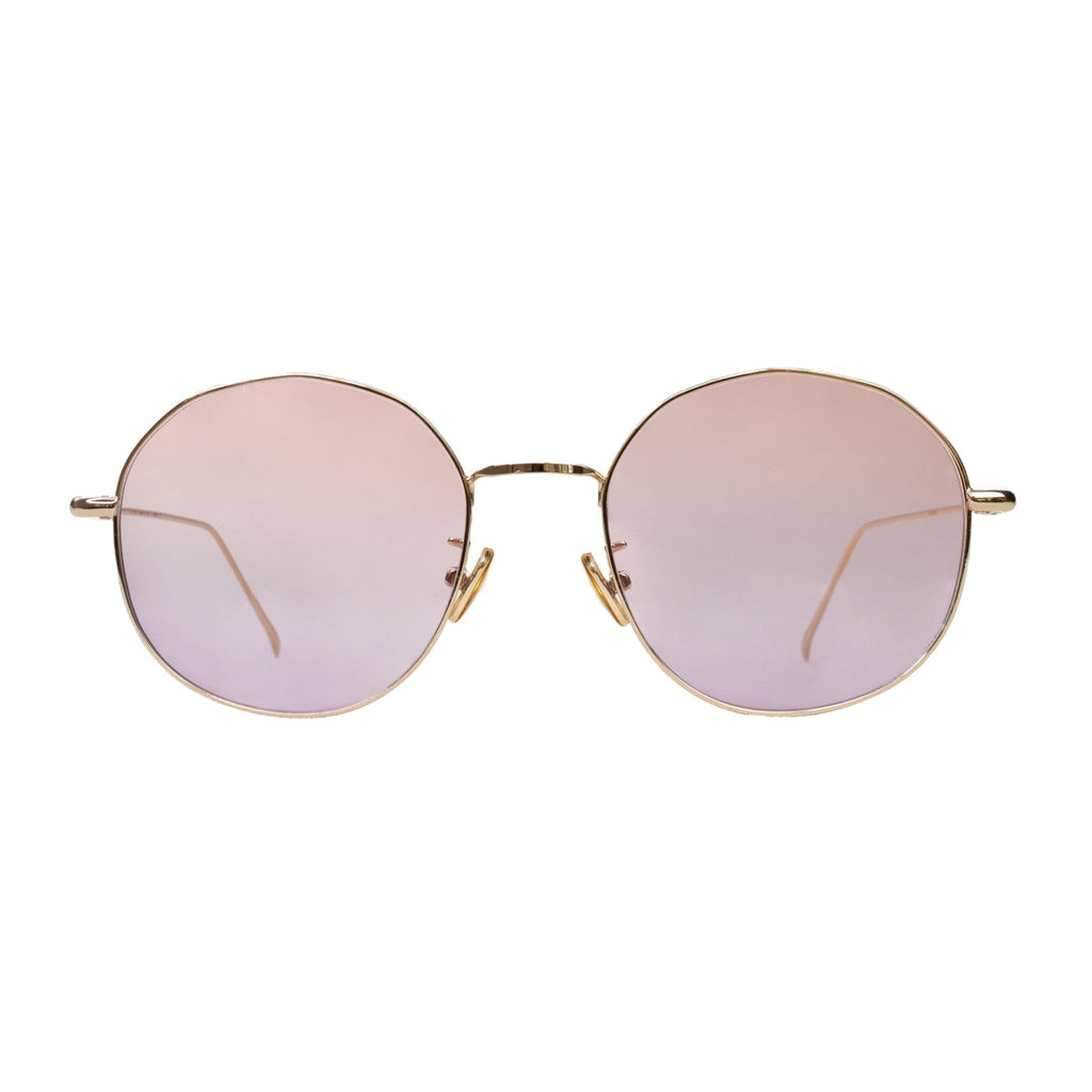 Gafas de sol Phoebe.B en oro rosa - Unisex - Le Petit Lunetier - The Bradery