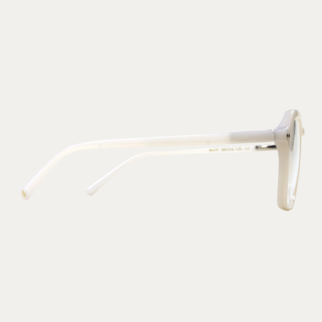 Gafas de luz azul Jim.H - Crema - Unisex - Le Petit Lunetier - The Bradery