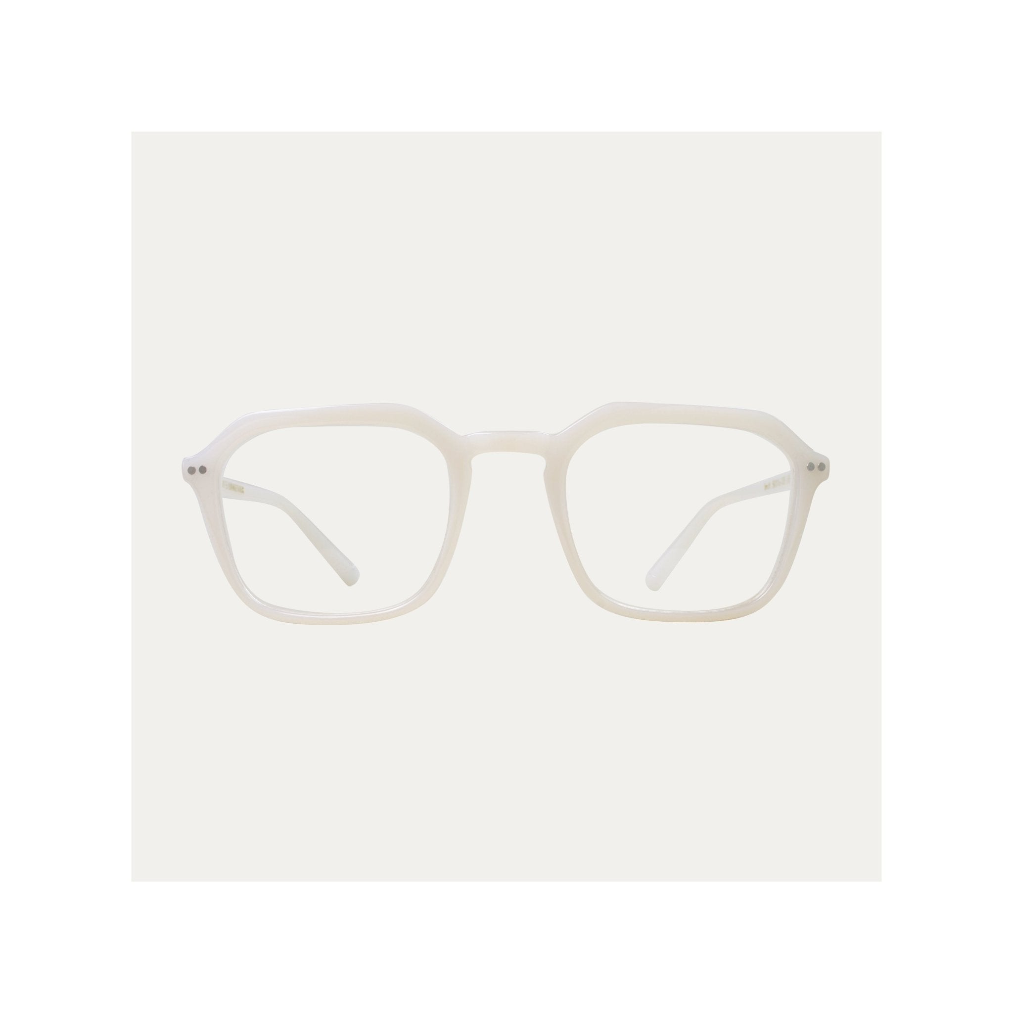 Gafas de luz azul Jim.H - Crema - Unisex - Le Petit Lunetier - The Bradery