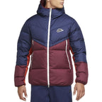 M Nsw Down Fill Jacket - Textile Down Jacket - Blue - Unisex - Nike - The Bradery