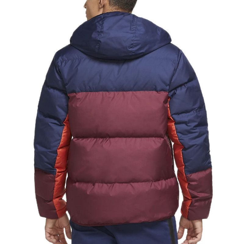 M Nsw Down Fill Jacket - Textile Down Jacket - Blue - Unisex - Nike - The Bradery