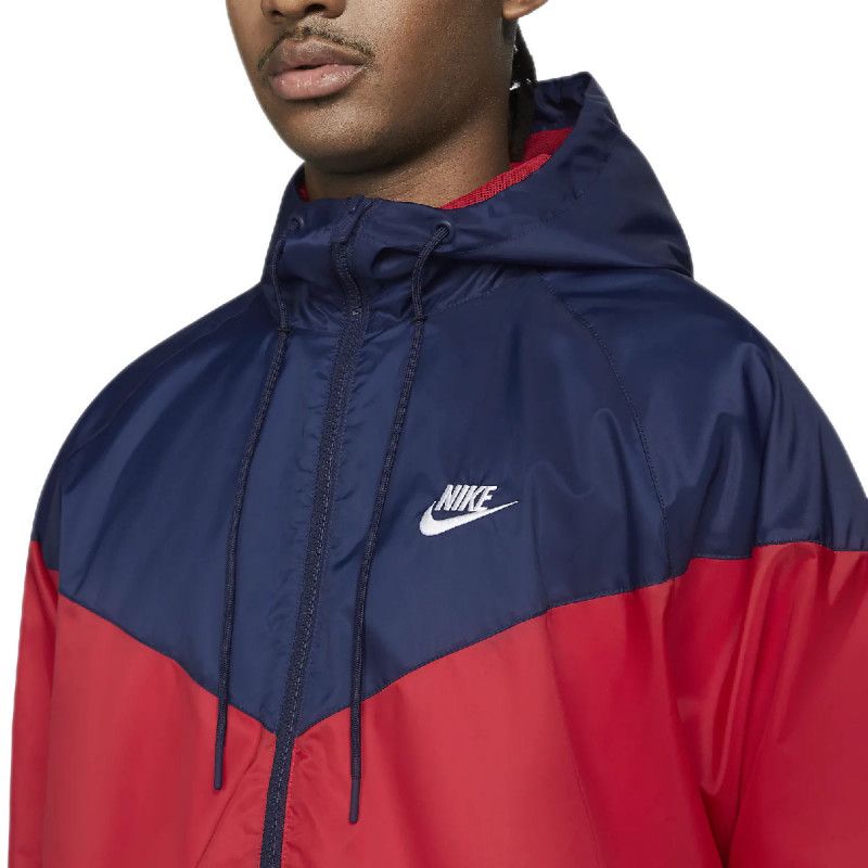 M Nsw Windrunner Jacket - Textile Windbreaker - Red - Unisex - Nike2 - The Bradery