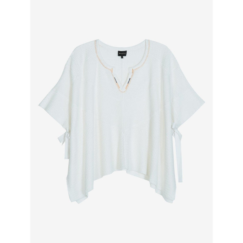 Poncho Driss Off White - Punto y Sudadera - Berenice The Bradery