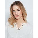 Poncho Driss Off White - Punto y Sudadera - Berenice The Bradery